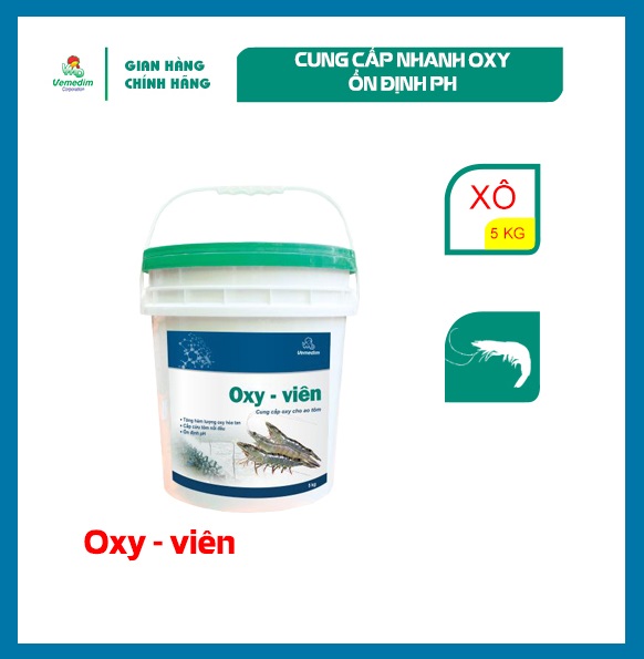 "Hoàn tiền đến 10%" Vemedim Oxy Viên cung cấp oxy cho tôm tăng hàm lượng oxy hoà tan trong nước ổn đ