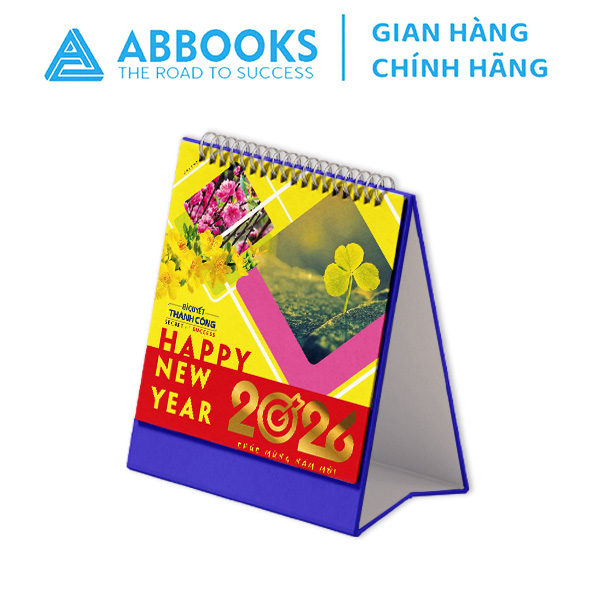 Bộ Lịch Để Bàn 2026 - Happy New Year - Cuộc Sống Muôn Màu Quê Hương Việt Nam Trí Tuệ Khai Sáng Bí Quyết Thành Công