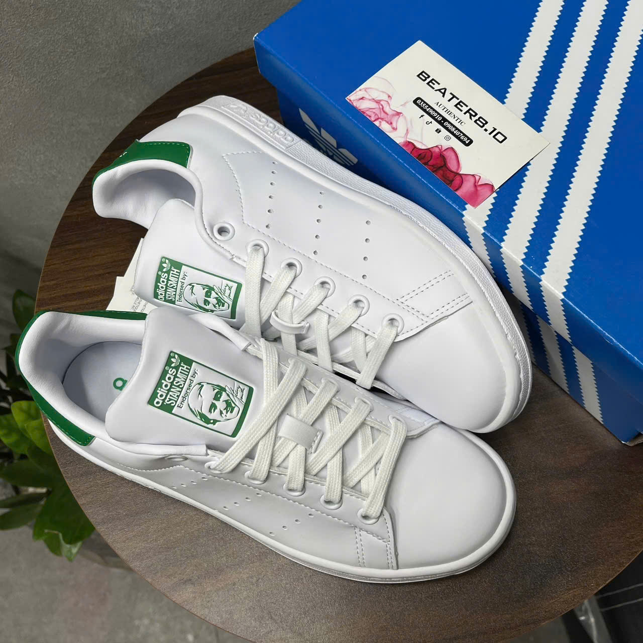 [Authentic] Giày thời trang Adidas Stan Smith Green Classic - FX5502