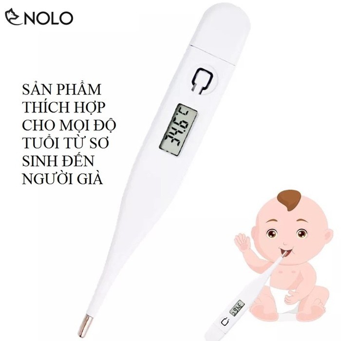Combo 2 Nhiệt Kế Điện Tử Tiên Tiến Model M02 Màn Hình Số Lcd Không Chứa Thủy Ngăn An Toàn Cho Trẻ Sơ Sinh