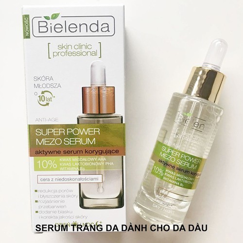 Serum Làm Mịn Da Bielenda Super Power Mero Serum Ba Lan 30Ml