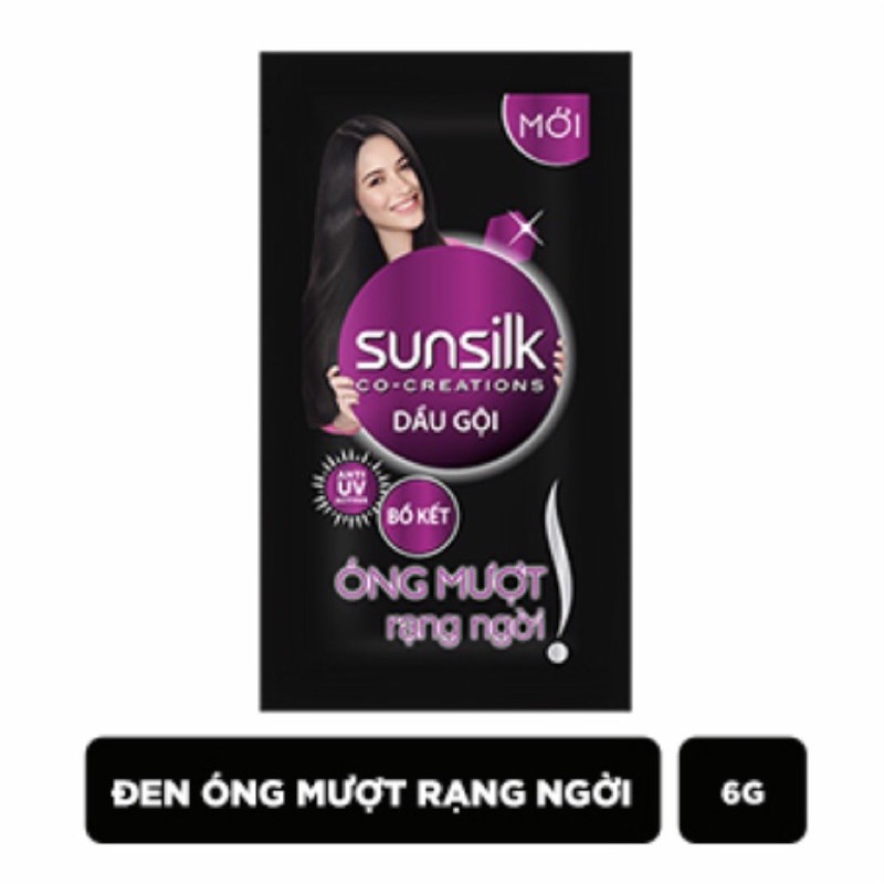 Dây Dầu Gội Sunsilk Đen Óng Mượt Rạng Ngời Vàng Mềm Mượt Diệu Kỳ