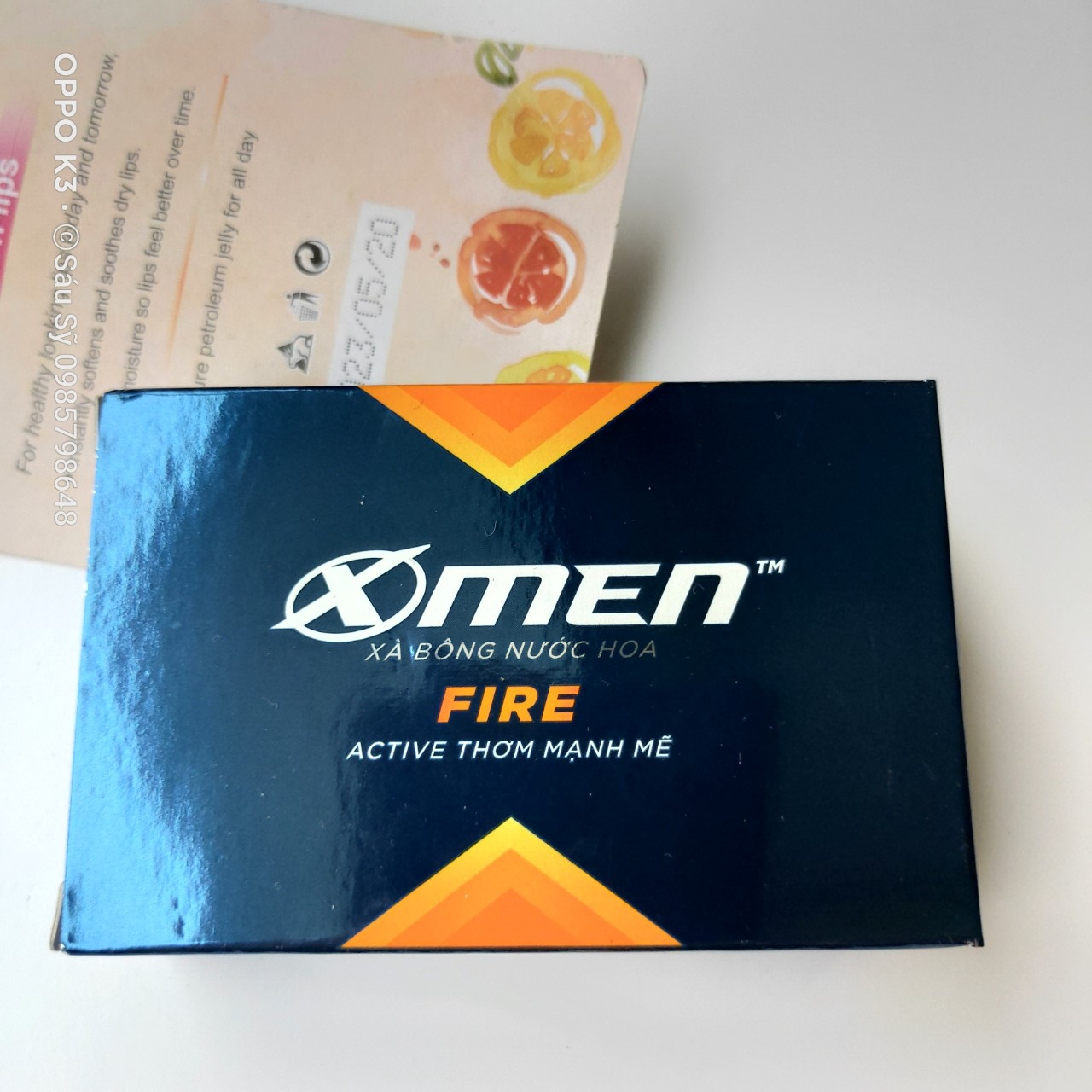 Cục Xà Bông Tắm Xmen Phái Mạnh 100G