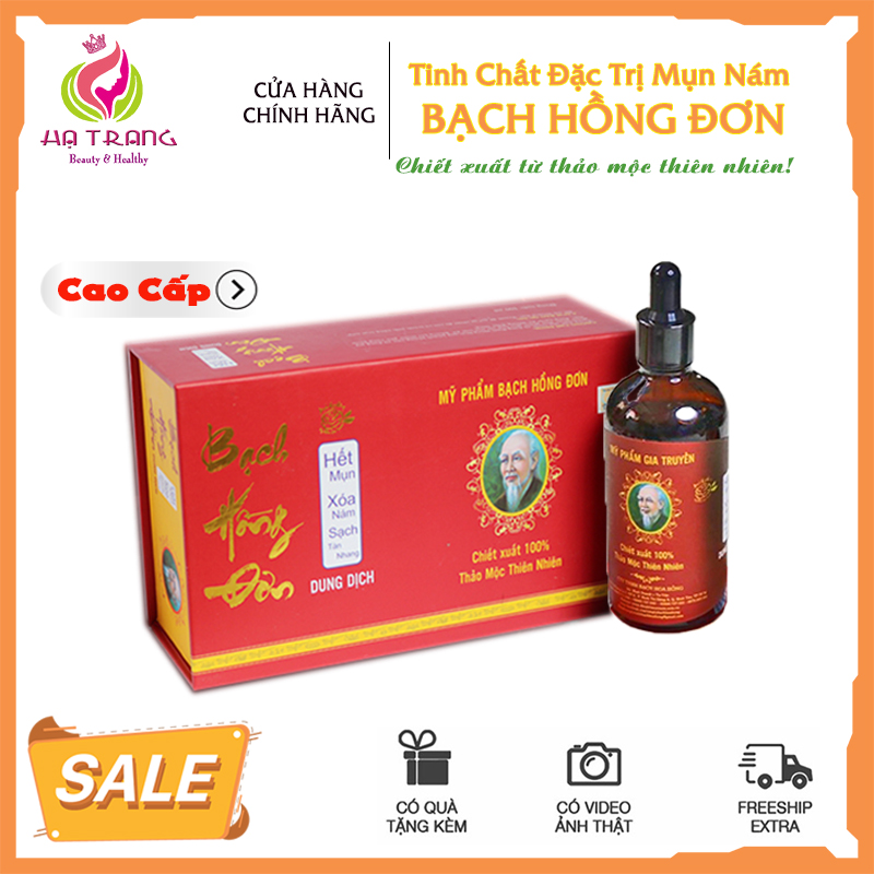 [Hcm]Tinh Chất Xóa Sạch Mụn Nám Bạch Hồng Đơn Thượng Hạng 110Ml - Ht Cosmetic