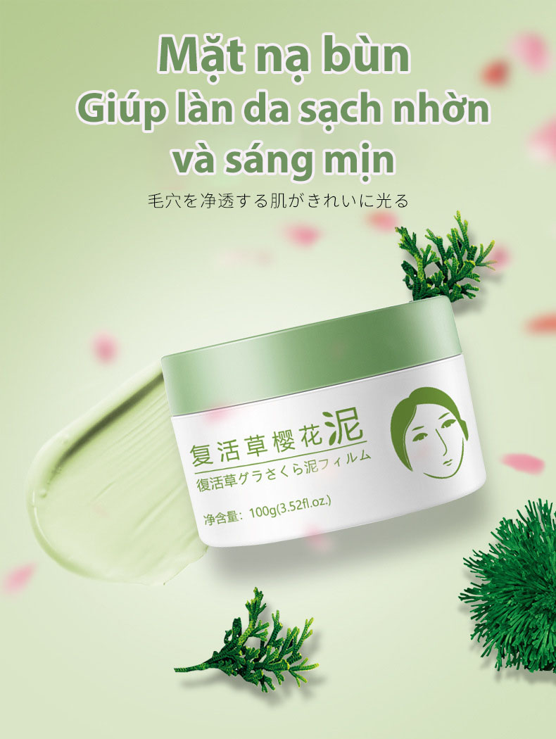 [HCM]YY Mặt nạ dưỡng ẩm ngừa mụn làm sáng da chiết xuất từ cỏ phục sinh Face Mask Moisturizing 100ml