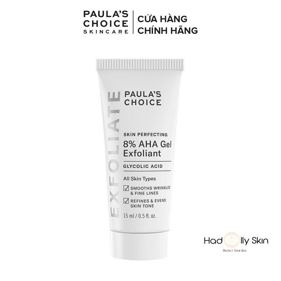 [Chính Hãng] Gel Paulas Choice Skin Perfecting 8% Aha Gel Exfoliant - 15Ml - Travel Sizes