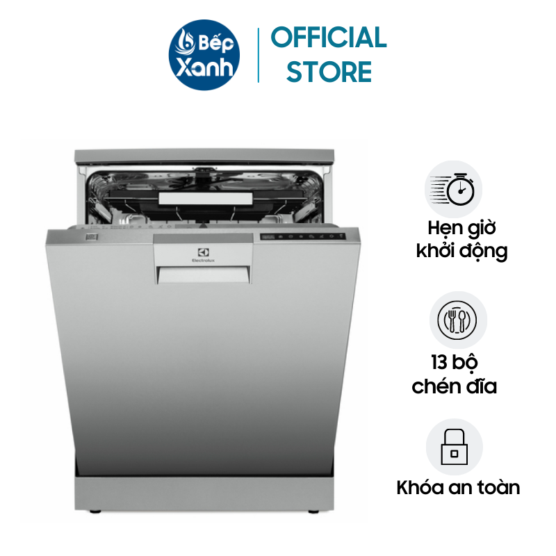 Máy rửa bát độc lập Electrolux ESF8730ROX - 60cm, 13 bộ chén đĩa, màu bạc
