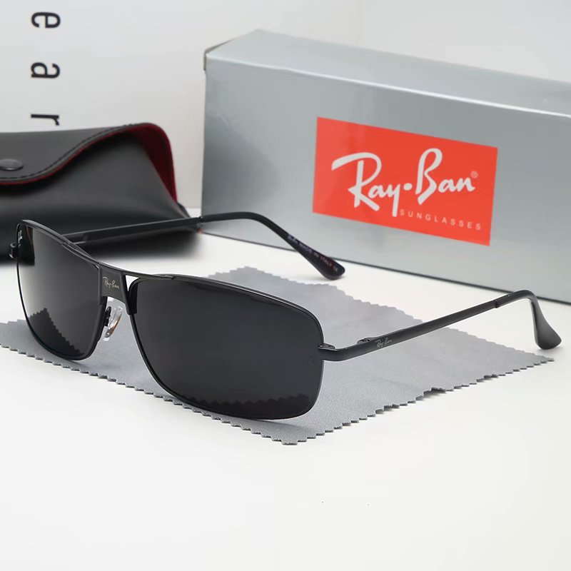 Ray-ban glasses Thời trang RAY BAN nam nữ kính râm gương Vintage hàng không thí điểm kính râm Kính phân cực bán kính râm thể thao rayban sunglasses RB3042