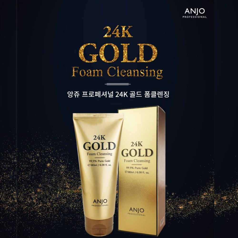 Sữa Rửa Mặt Tạo Bọt Anjo Gold Hàn Quốc 100Ml Cho Làn Da Rạng Ngời Tươi Sáng