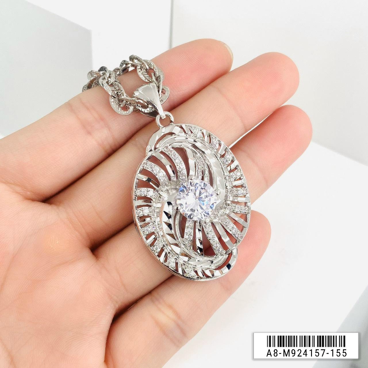 Dây Chuyền Nữ Bạch Kim 10.03 e- Mang rất sang đẹp - Không Dị Ứng Không Phai Màu - Trang sức nữ bạch 