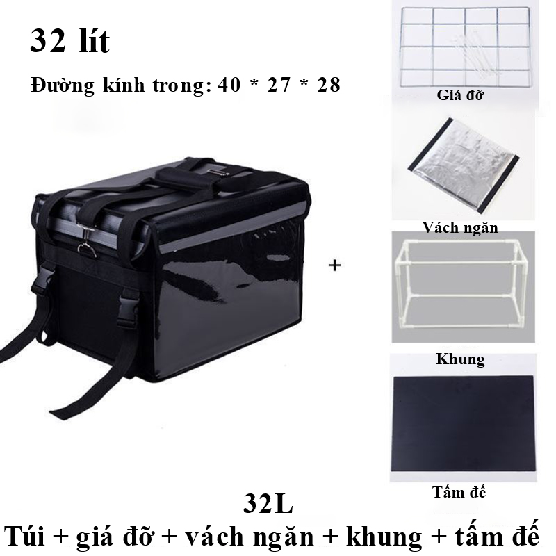 Túi giao hàng giữ nhiệt MYT Túi giữ nhiệt đa năng chuyên dùng cho shipper Hộp giao hàng cách nhiệt d