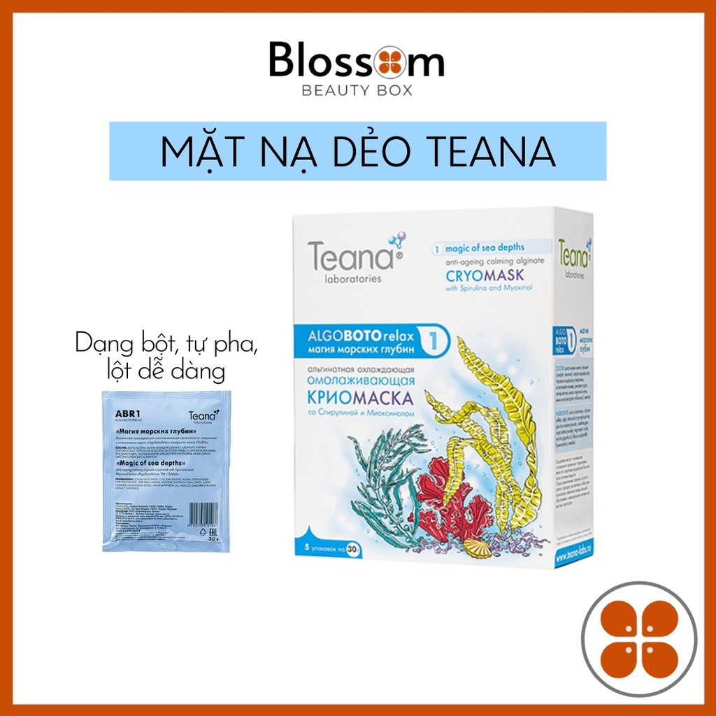 [HCM][ CHÍNH HÃNG ] Mặt nạ dẻo Teana Aglunate Mask Algoboto relax
