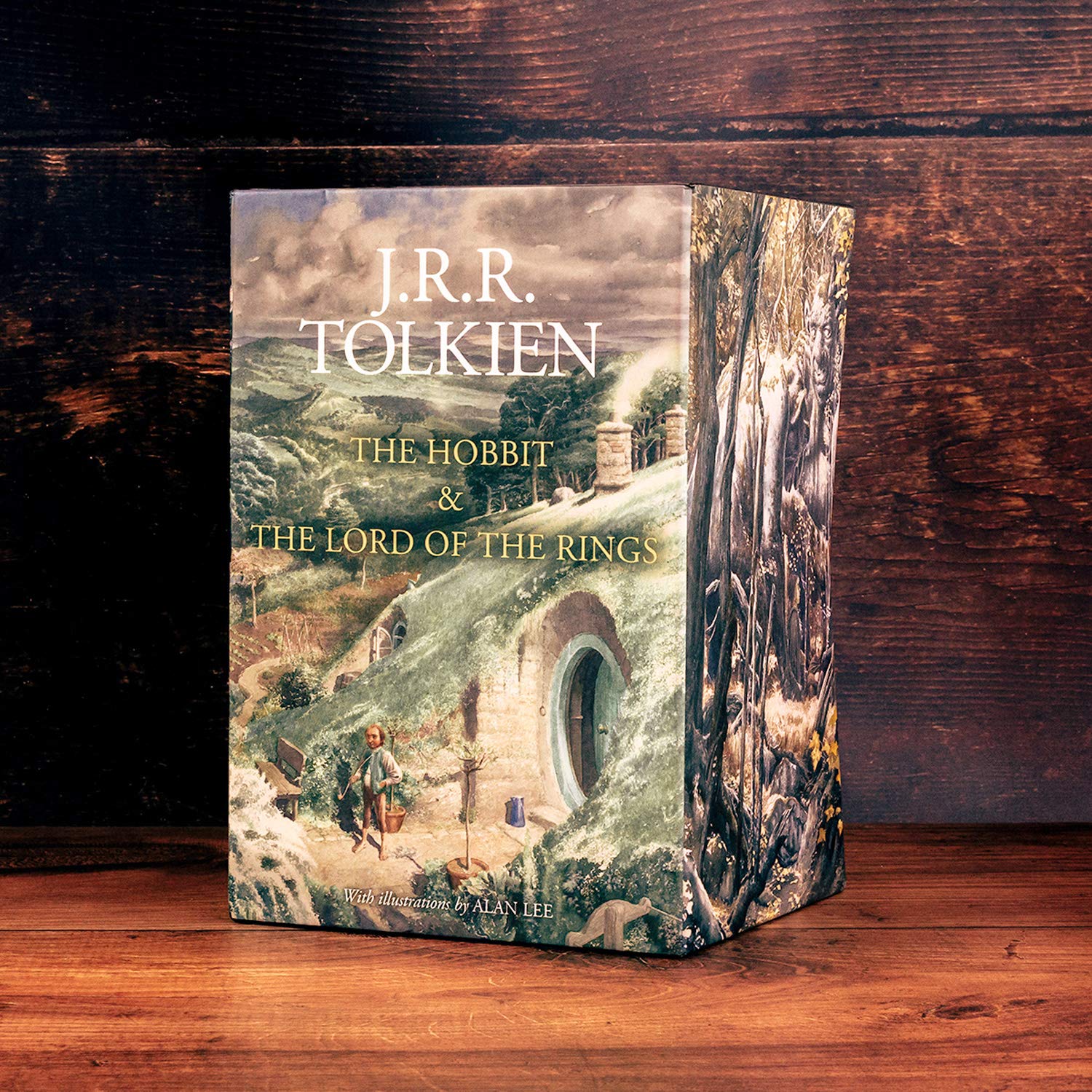 Sách The Hobbit & The Lord of the Rings Boxed Set by J. R. R. Tolkien | Hardcover – Illustrated