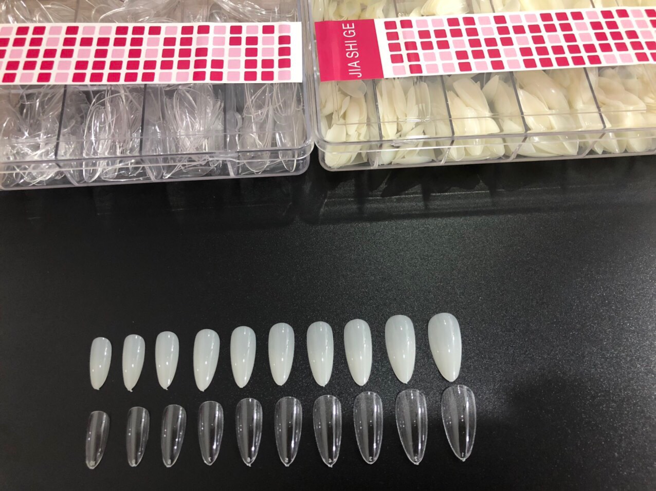 Móng up full size 3 form: ovan. thang và nhọn