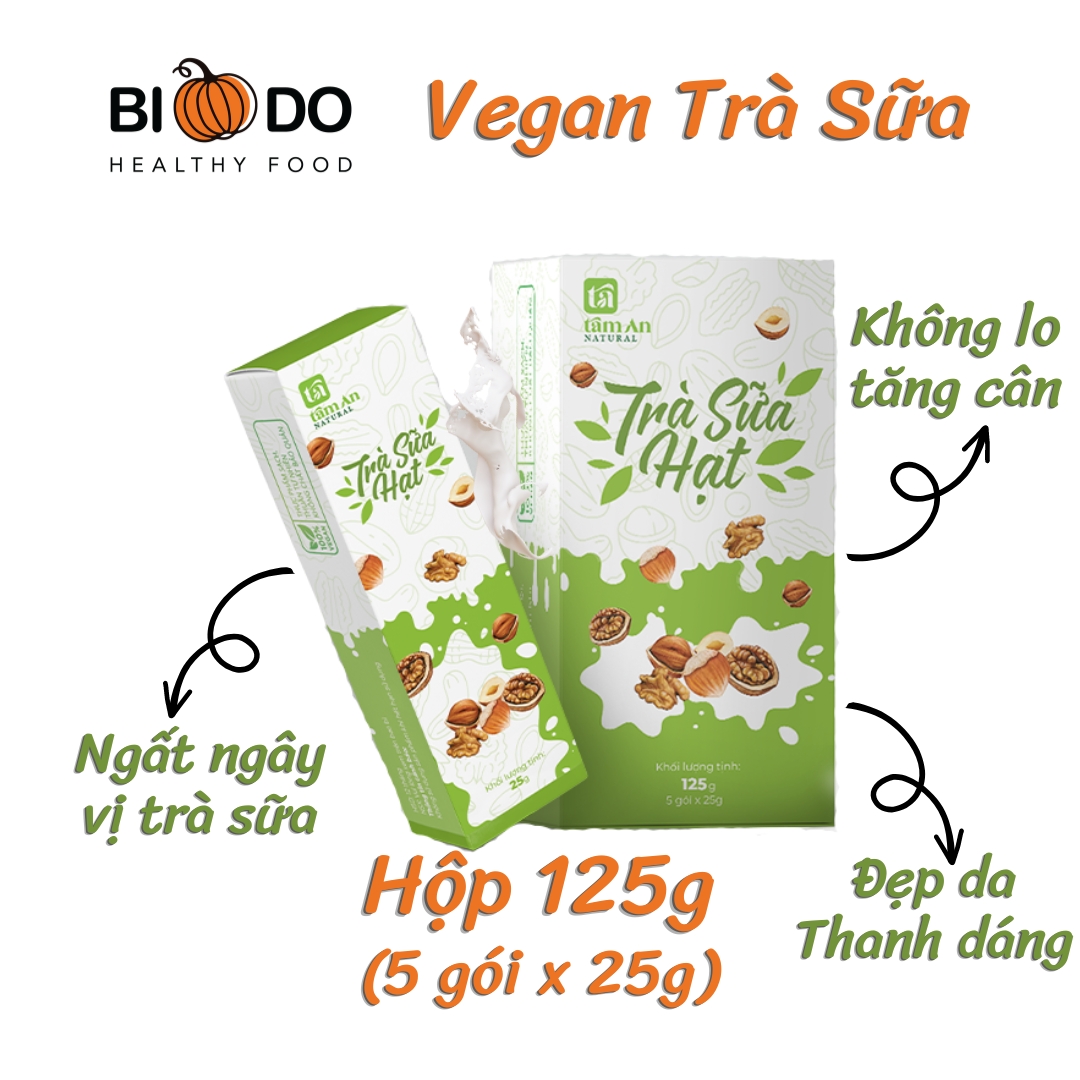 Vegan Protein Bột Sữa Hạt Đậu Rau Củ Thuần Chay - Bí Đỏ Food - Sữa Hạt Ngũ Cốc Bổ Sung Dinh Dưỡng