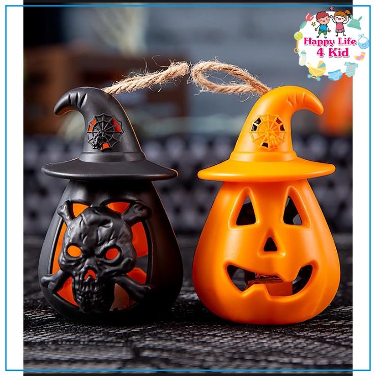 Lồng đèn Halloween đèn bí ngô Halloween bí ngô Halloween trang trí đèn lồng đầu lâu bí ngô ma quái -