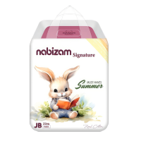 Combo 4 Tã/Bỉm Đêm NABIZAM Signature Summer Hàn Quốc Mềm Mại Thoáng Khí Siêu Thấm Hút Size L30/XL26/2XL22 Cho Bé 8-22kg