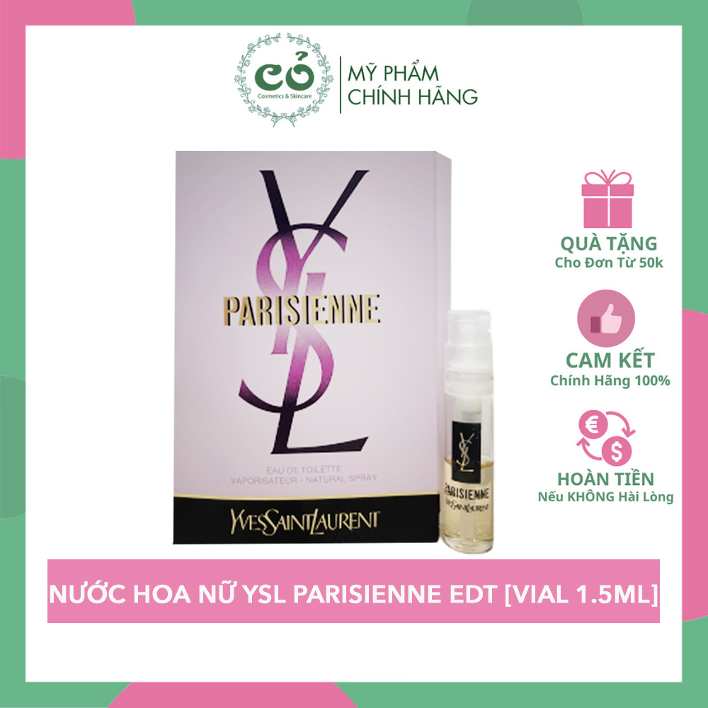 [Hcm][Vial 1.5Ml] Nước Hoa Nữ Ysl Parisienne Edt