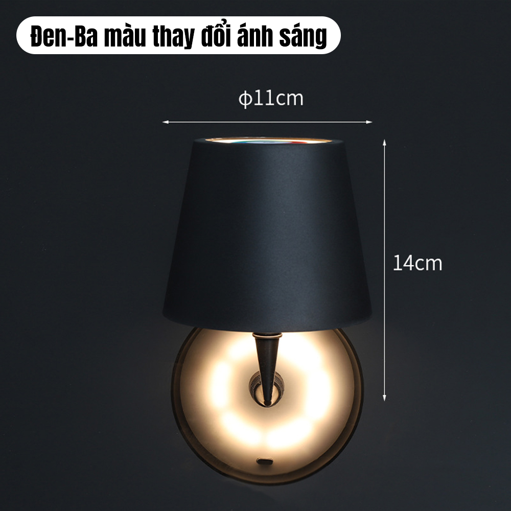 Creative Touch LED Chai Rượu Đèn Bình Trang Trí Bàn Đèn Bar Club Cafe Khách Sạn Trang Chủ Có Thể Sạc Đèn Đêm Môi Trường