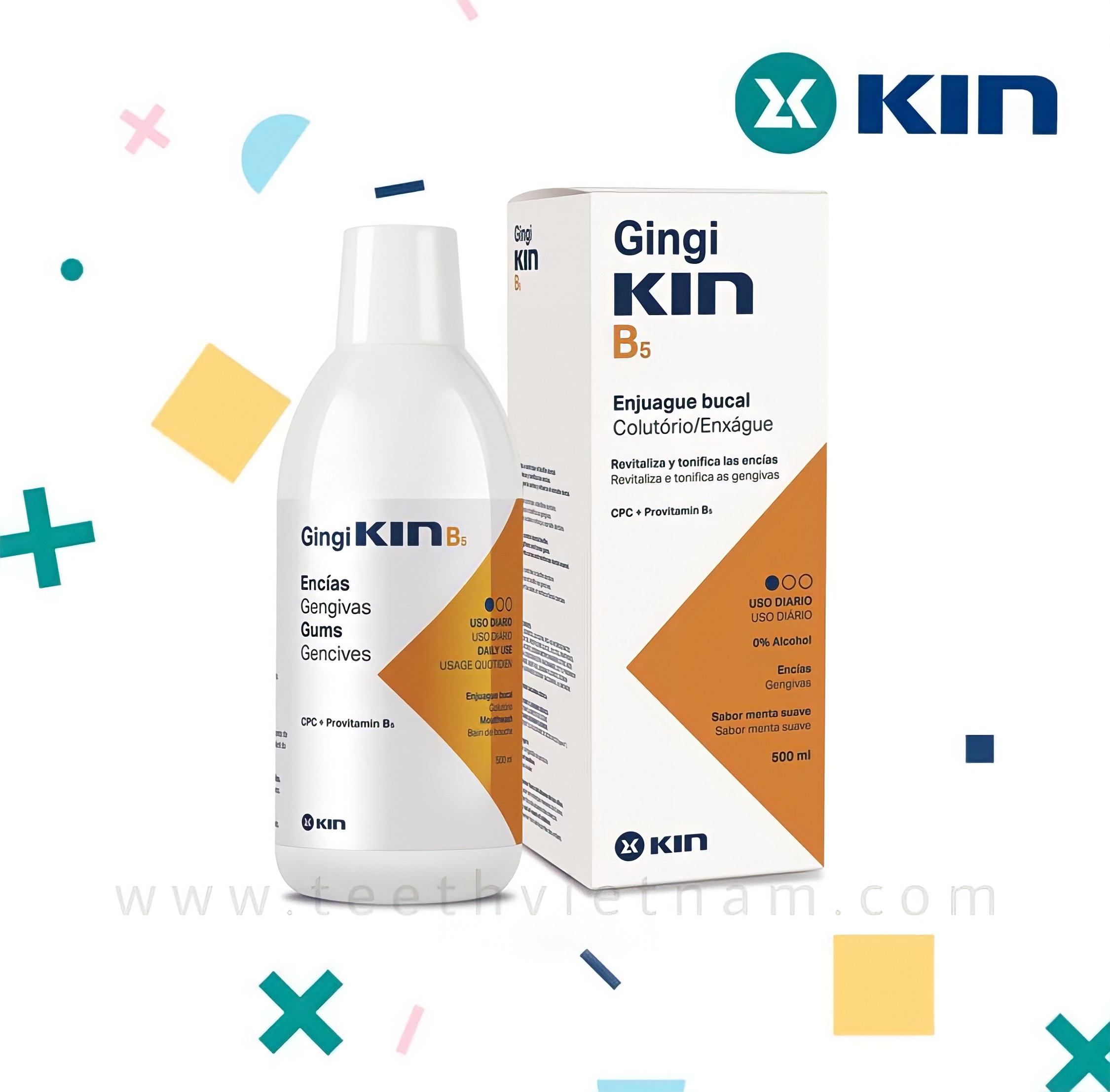 Nước Súc Miệng Kin B5 - 500Ml