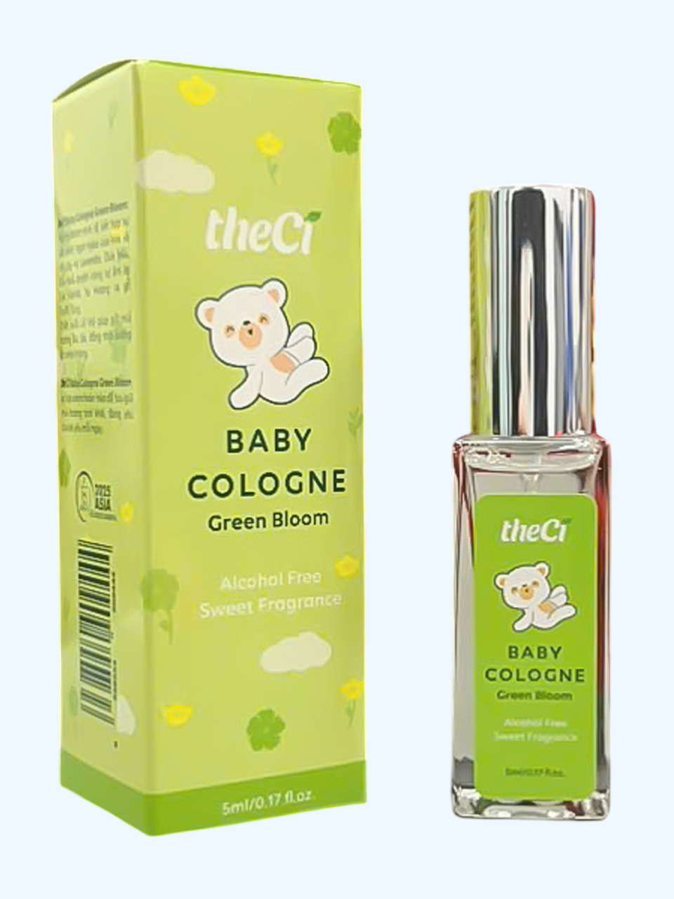 Nước Hoa Em Bé TheCi Baby Cologne 5ml – Dịu Nhẹ Không Cồn Thơm Thiên Nhiên An Toàn Cho Trẻ Sơ Sinh