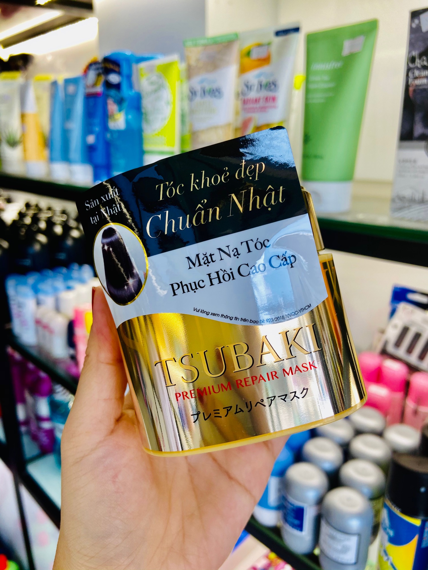 [Hcm]Ủ Xả Hấp Tóc Tsubaki Premium Repair Mask 180G