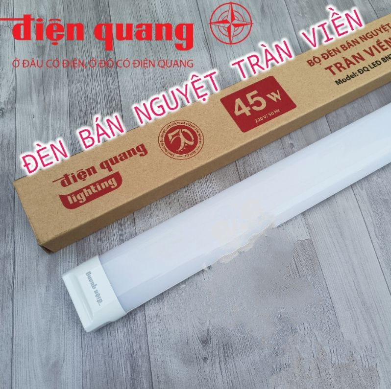 Đèn Led Bán Nguyệt Tràn Viền Điện Quang ĐQ BNTV 1M2 45W Led Bán Nguyệt 1.2m 45w
