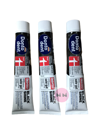 (Hàng Đức)Kem Đánh Răng Than Hoạt Tính Donto Dent