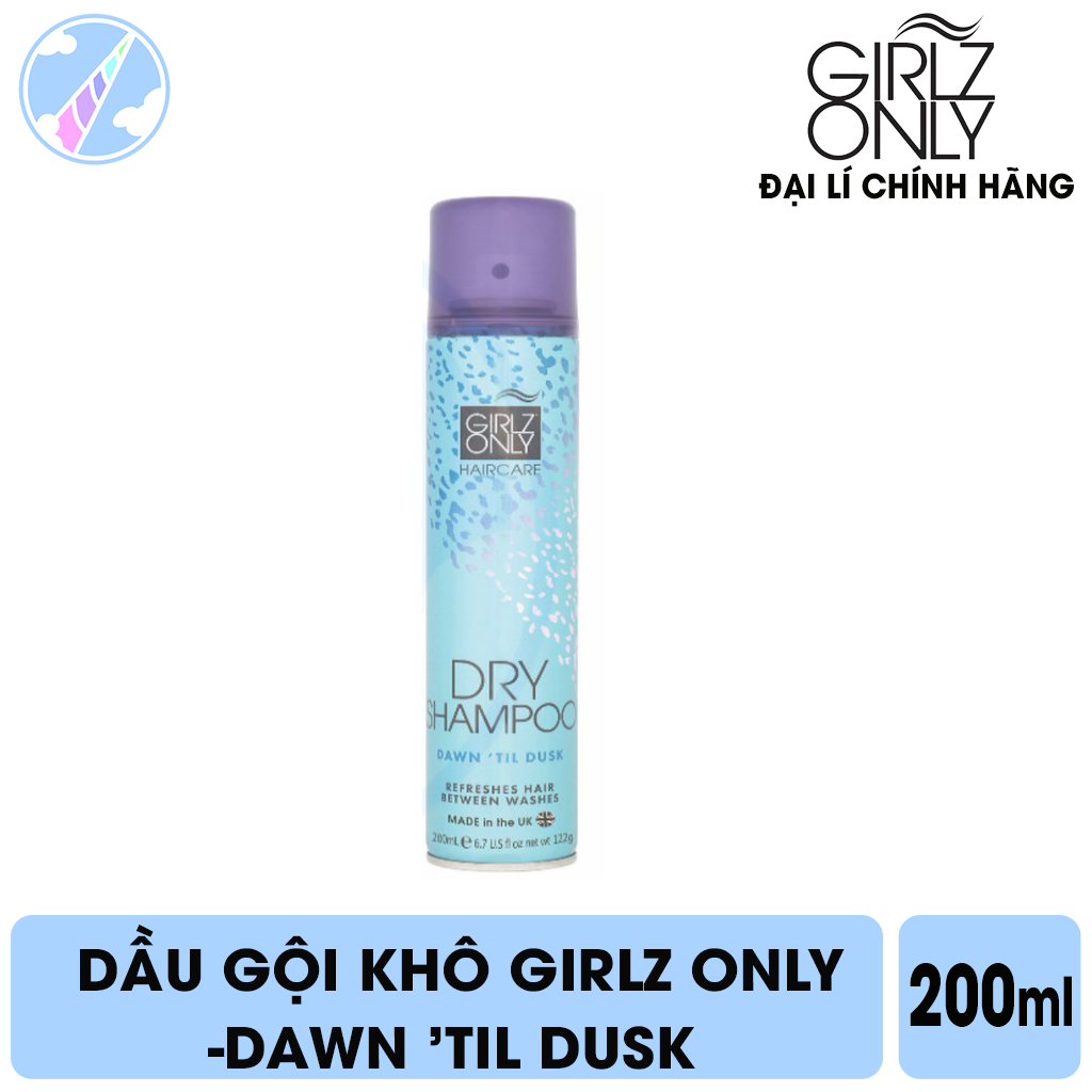 Dầu Gội Khô Girlz Only - Dawn Til Dusk 200Ml