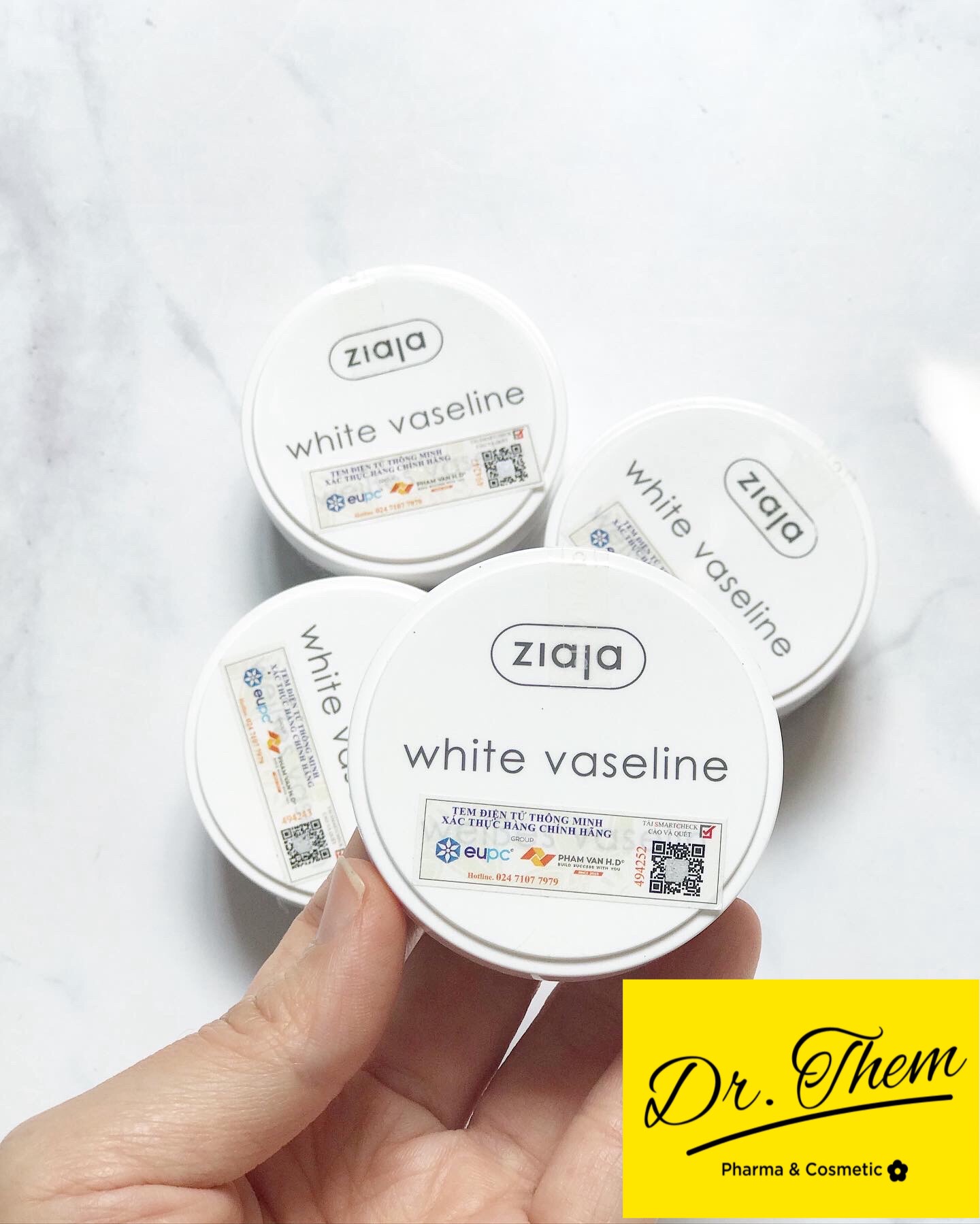 Sáp Vaseline Dưỡng Tái Tạo Da Ziaja White Vaseline
