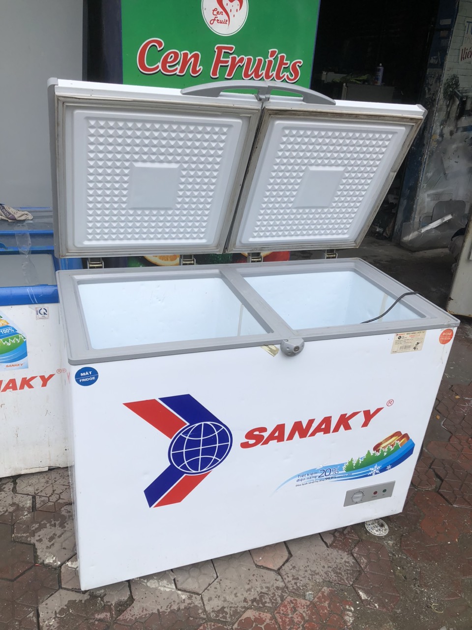 Tủ đông 2 ngăn Sanaky 280/220lit đông tốt đã qua sử dụng [lh 0769199696 chỉ giao kv hcm vùng lân cận