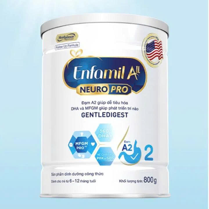 [HCM]Sữa Bột Enfamil A2 Neuropro 2 – 800g