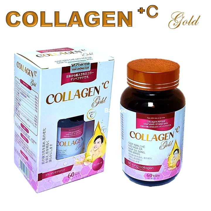 Viên Uống Đẹp Da Collagen Gold- Thành Phần Collagen 120mg Nhập Khẩu Nhật Bản-