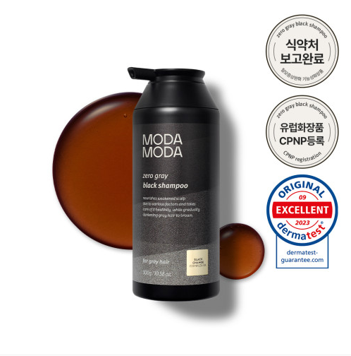 [MODAMODA] Dầu gội ModaModa Zero Gray Black Shampoo 300g/ 모다모다 제로 그레이 블랙 샴푸 300g