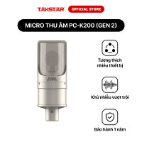 Mic Thu Âm Livestream Takstar PC-K200 Lọc Tạp Âm Độ Nhạy Cao Cải Thiện Giọng Hát Chính Hãng Bảo Hành 1 Năm
