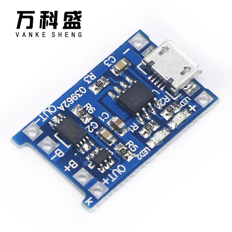 TP4056 +Protection Dual Functions 5V 1A USB 18650 Lithium Battery Charging Board Charger Module