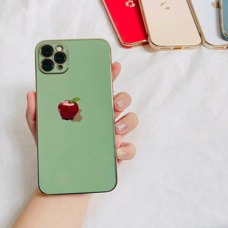 [Mẫu Mới 2021] Ốp lưng Iphone Viền Vuông độ vỏ Iphone 12 cho các dòng từ Ip 6plus/7plus/8plus/X/ Xs 