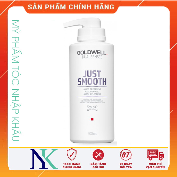 Hấp Dầu Goldwell Smooth Suôn Mượt 60S 500Ml