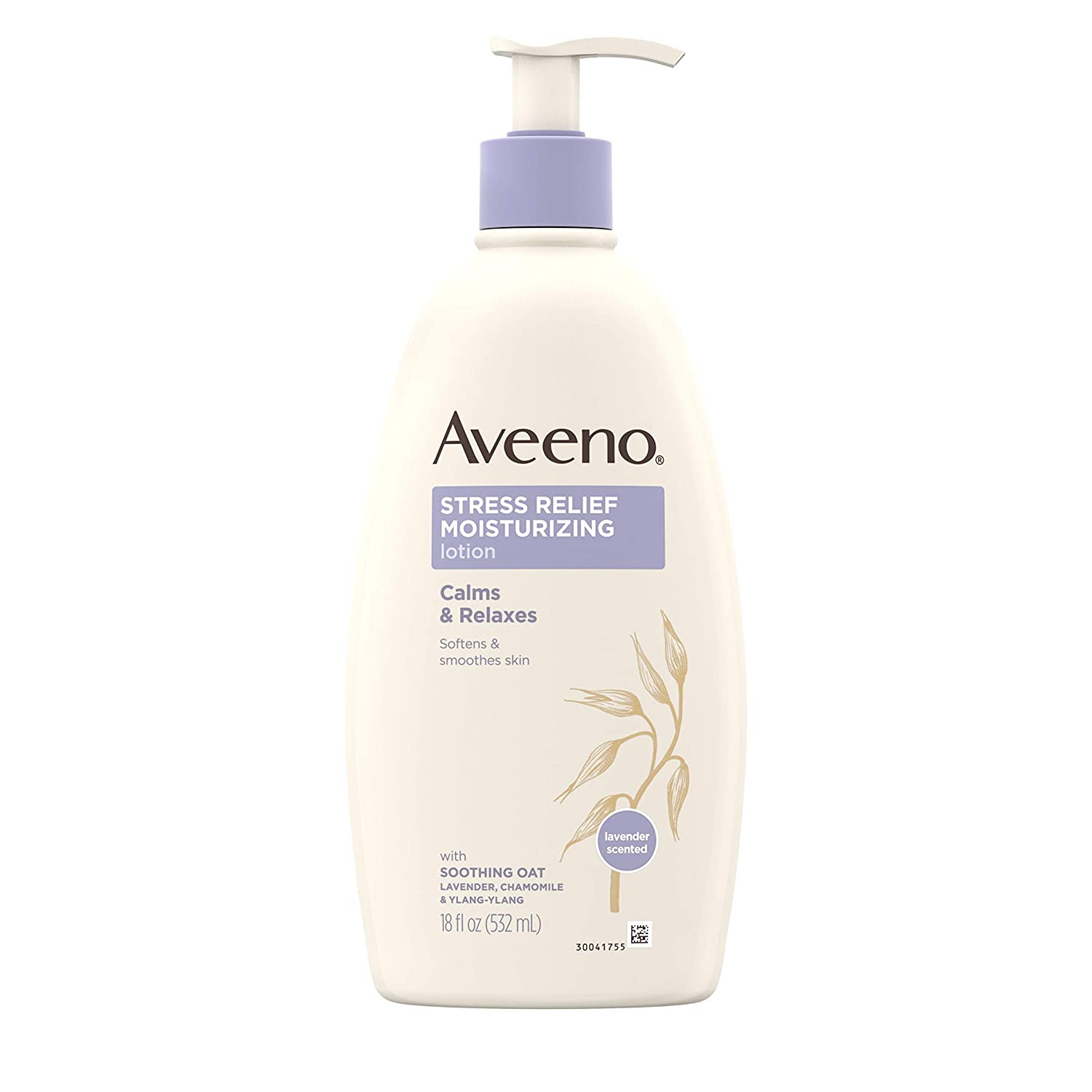 Dưỡng thể giữ ẩm da mùi oải hương & tiểu cúc AVEENO Active Naturals Stress Relief Moisturizing Lotion 354ml (Mỹ)