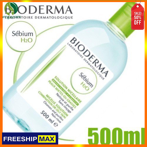 Nước Tẩy Trang Da Dầu Đảm Bảo Chất Lượng Bán Chạy 500Ml - Loại Bỏ Mọi Bụi Bẩn Lớp Makeup Trên Khuôn Mặt Mang Lại Cảm Giác Tươi Mới Tức Thì