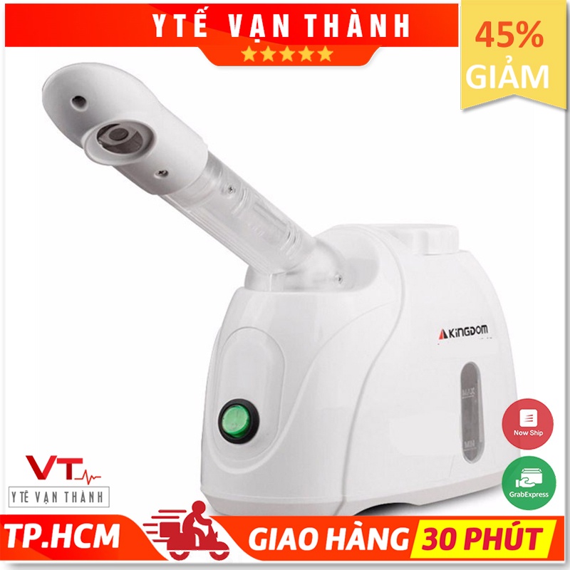 ✅ Máy Xông Mặt Nóng Mini Thảo Dược: Kingdom K33S Thải Độc Da Dưỡng Ẩm Làm Sạch Mụn - Vt0511 [ Y Tế Vạn Thành ]