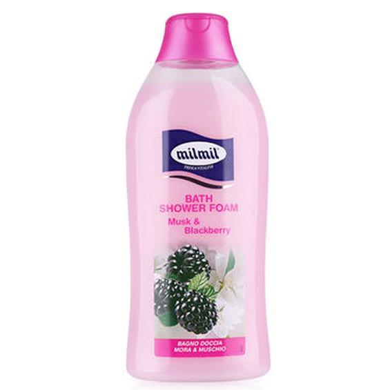 Sữa Tắm Xạ Hương Và Dâu Đen Milmil Bath Shower Foam Musk Blackberry Italy 750Ml