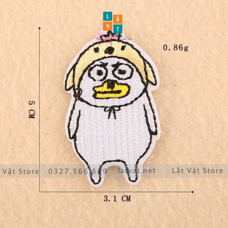 [HCM]Sticker Logo Patch Ủi Quần Áo Troll cực đẹp