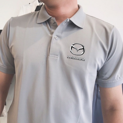 Áo thun áo polo nam nữ hãng xe Mazda chính hãng có cổ siêu đẹp chất vải cotton cá xấu gai mịn thời t