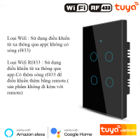 Công tắc cảm ứng thông minh Tuya điều khiển từ wifi3g4g app TuyaSmart life có rf433