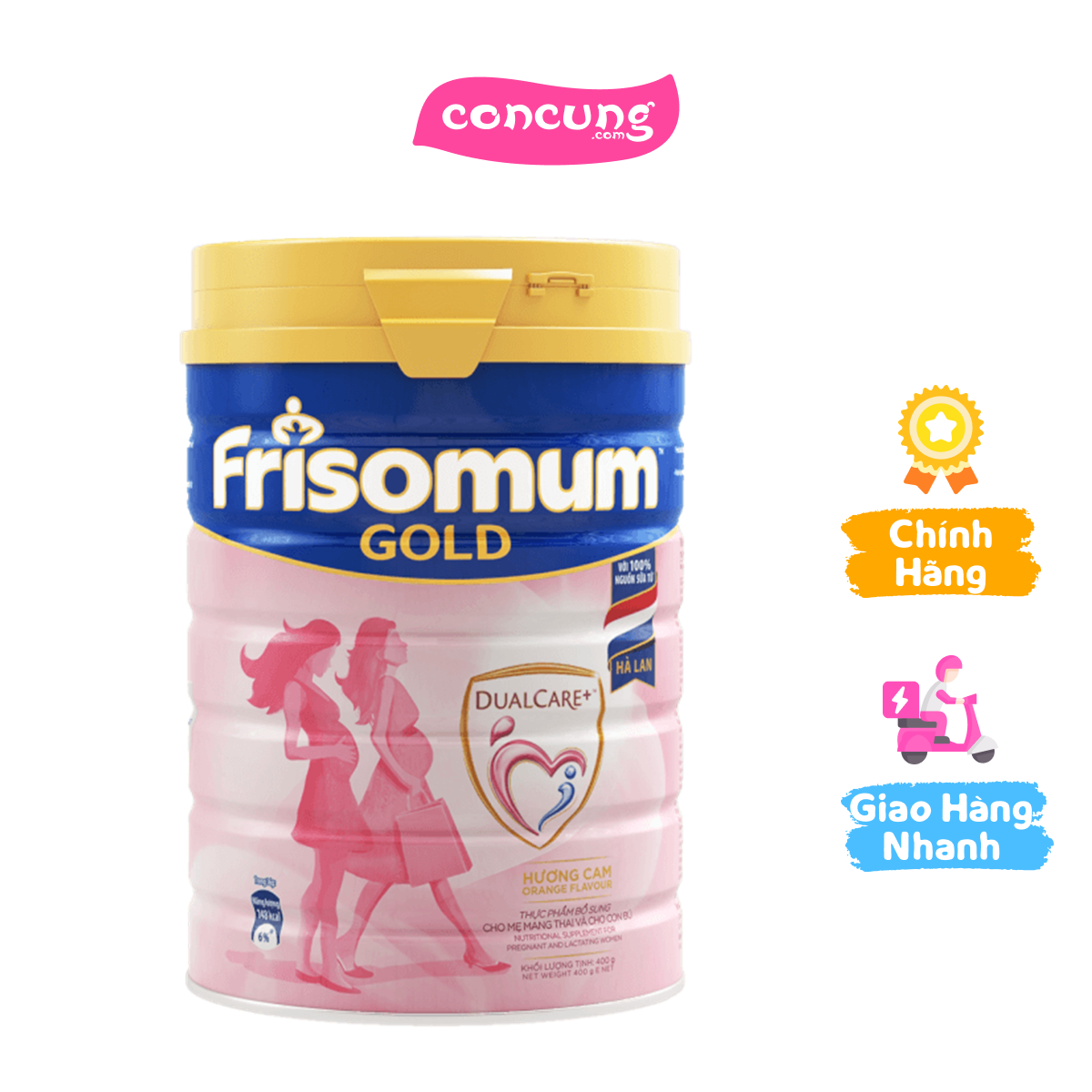 Friso Mum Gold hương Cam 400g