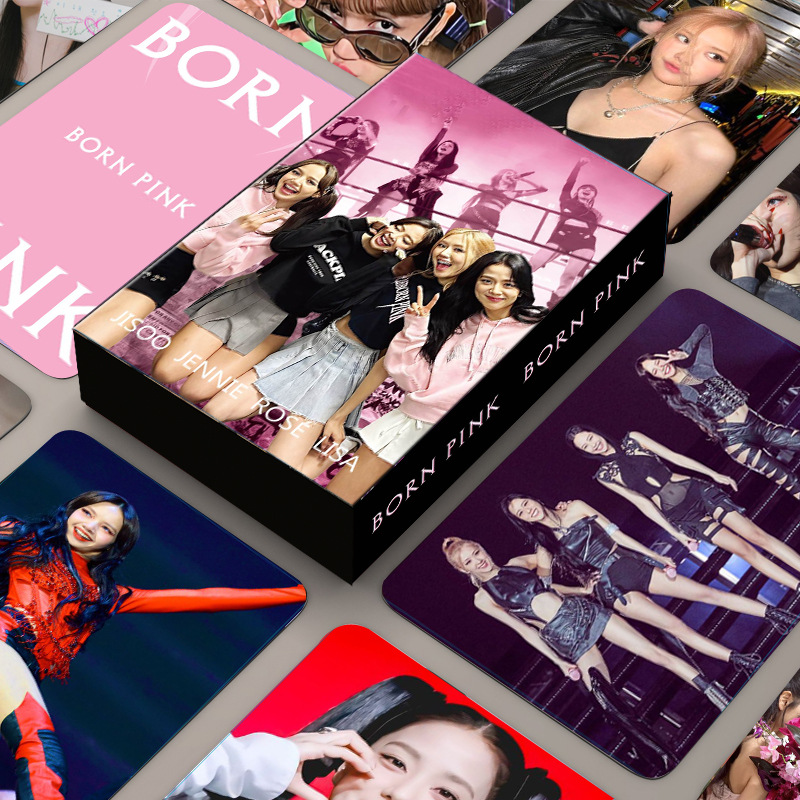 Thẻ Lomo card BlackPink bo góc BORN PINK World Tour Album Thần Tượng Kpop - Dây Sân khấu