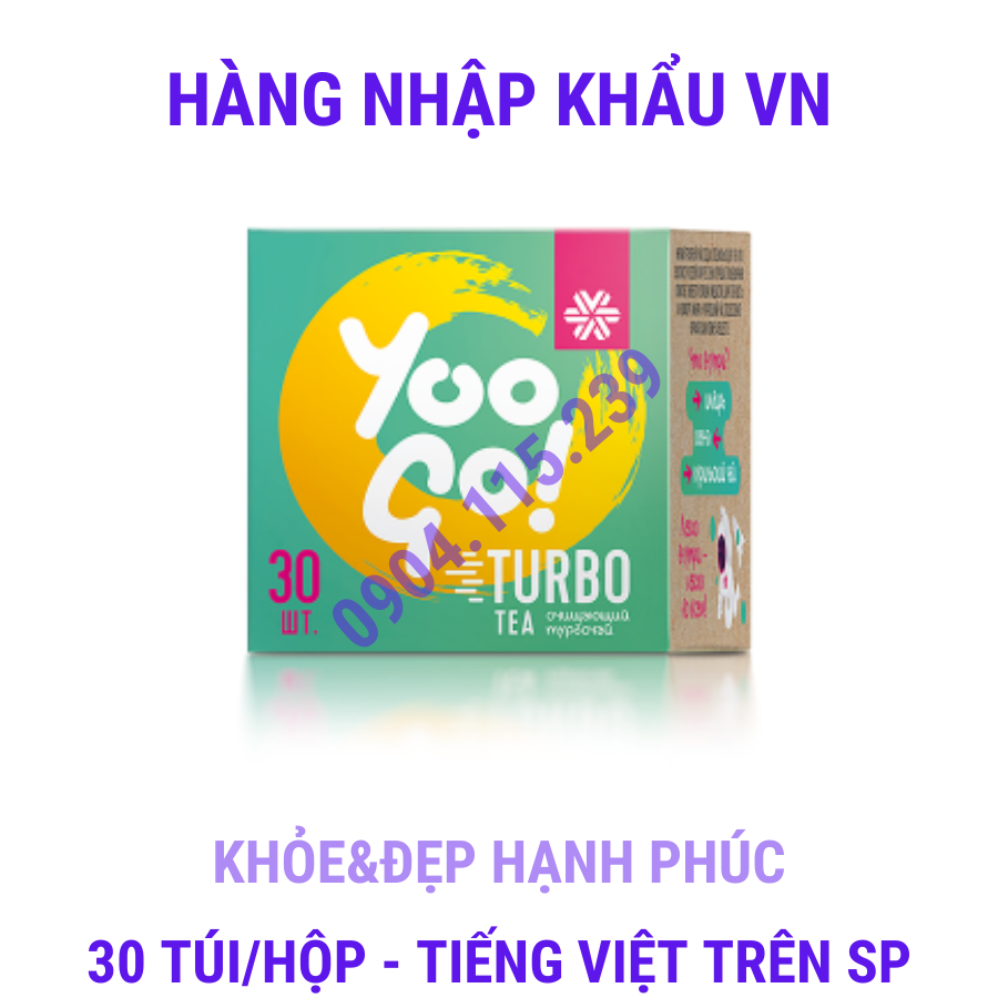 Trà TURBO ( mẫu mới ) - Trà  thảo mộc Body T  - Cleansing Tea Body Compliment Siberian (Cleansing T body) - 30 túi/hộp