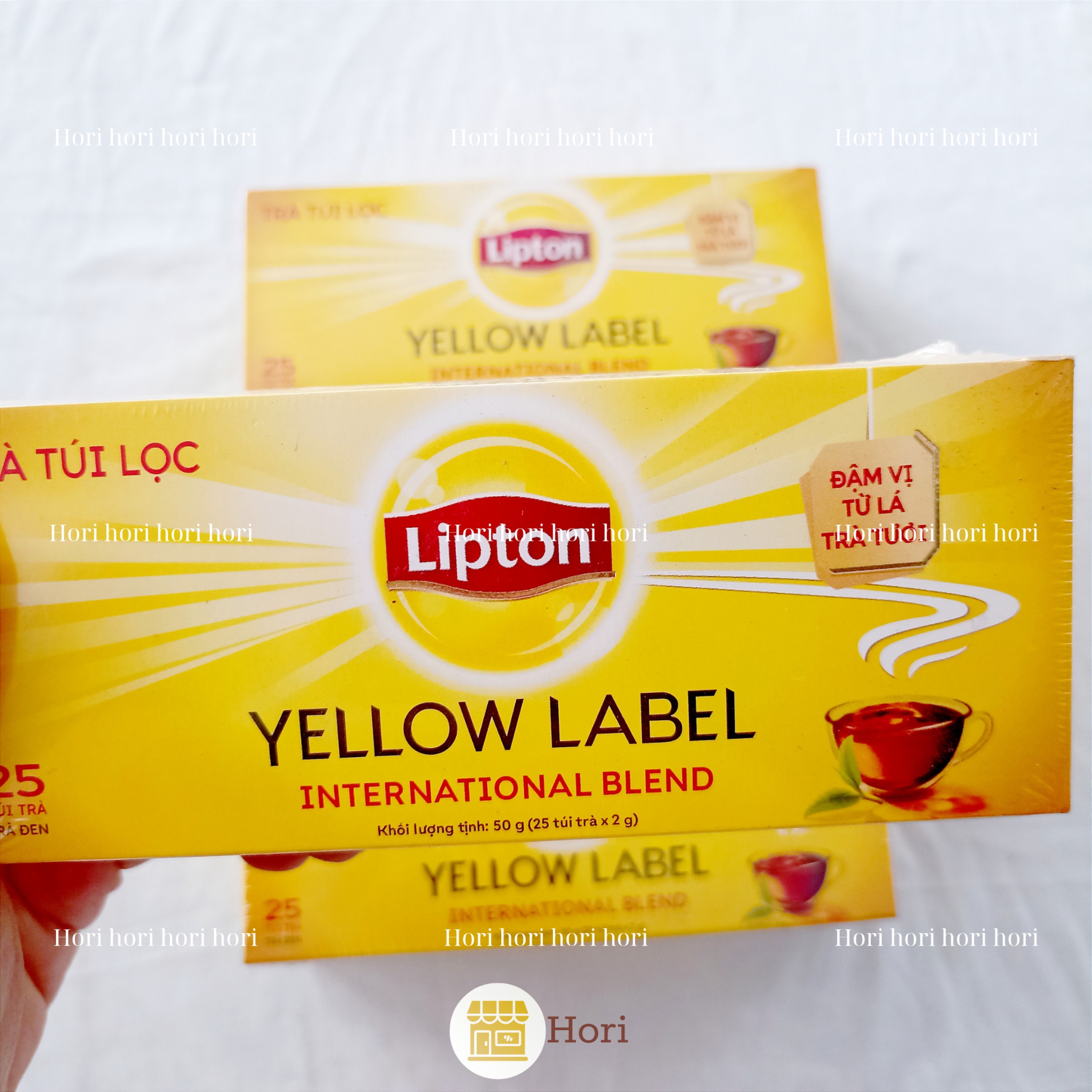 Trà Lipton túi lọc Yellow Label (hộp 25 túi trà)