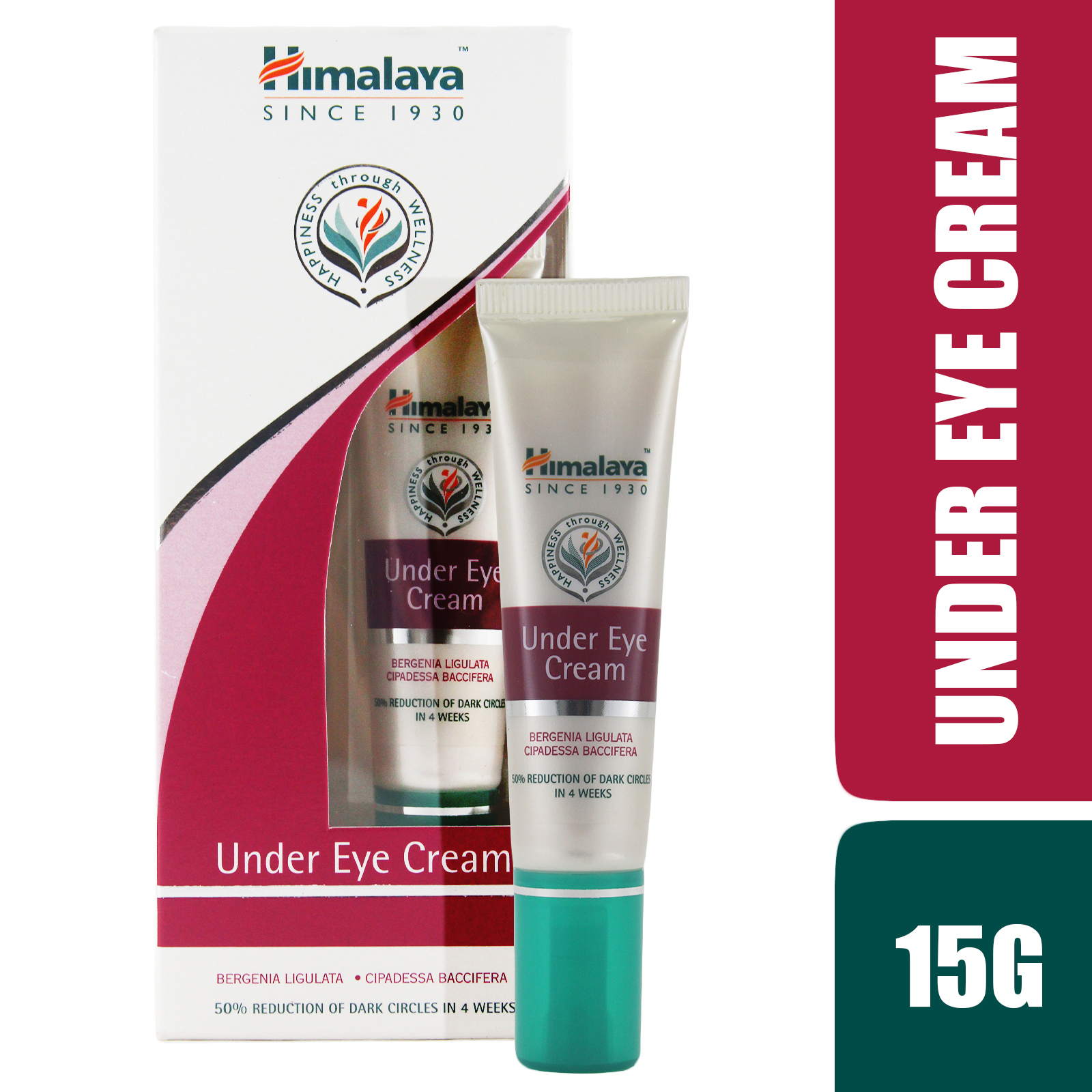[HÀNG CHÍNH HÃNG]Kem dưỡng giảm thâm quầng mắt Himalaya Under Eye Cream - 15ml
